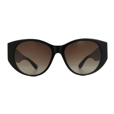 A11084 black cat eye acetate sunglasses
