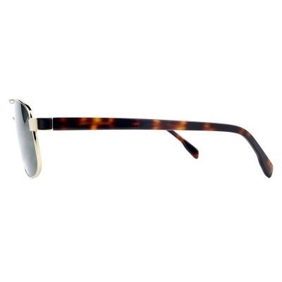 M10957 gold aviator metal sunglasses