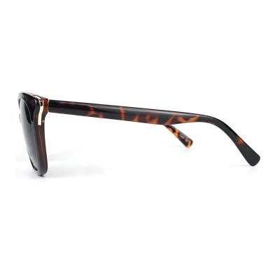 P10691 tortoiseshell cat eye pc/tr90 sunglasses