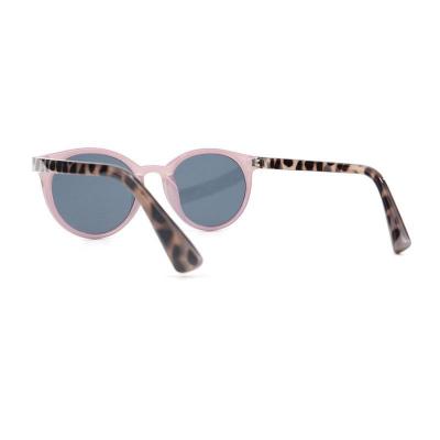 P10706 pastel pink round pc/tr90 sunglasses