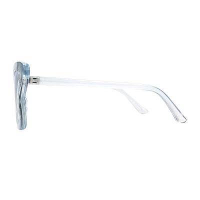 P10709 clear/transparent cat eye pc/tr90 sunglasses