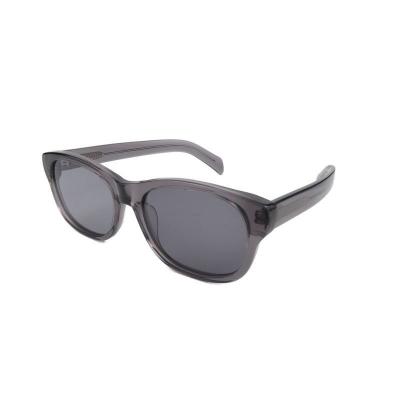 A11087 crystal gray wayfarer acetate sunglasses