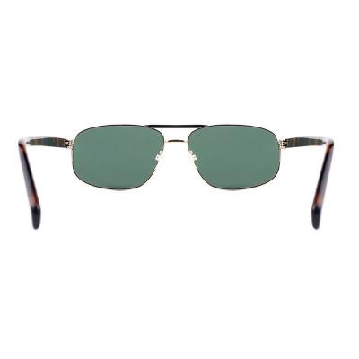 M10957 gold aviator metal sunglasses