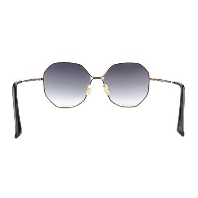 M10974 gold geometric metal sunglasses