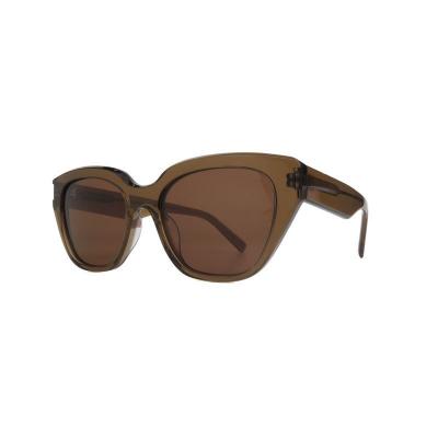 A11081 crystal brown cat eye acetate sunglasses