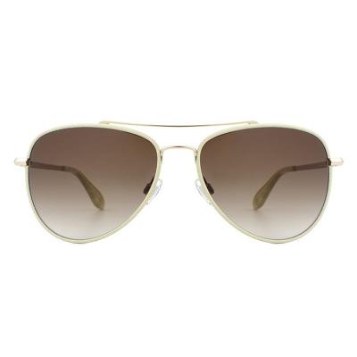 M10960 gold aviator metal sunglasses