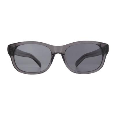 A11087 crystal gray wayfarer acetate sunglasses