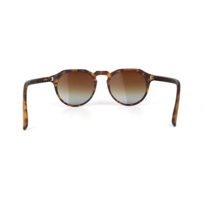 P10693 tortoiseshell round pc/tr90 sunglasses