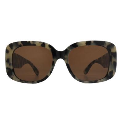 A11085 tortoise square acetate sunglasses