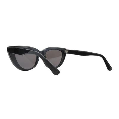A11095 black cat eye acetate sunglasses