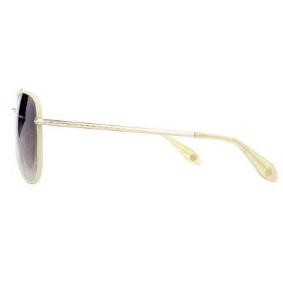 M10960 gold aviator metal sunglasses