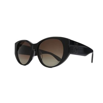 A11084 black cat eye acetate sunglasses