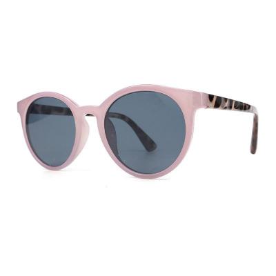 P10706 pastel pink round pc/tr90 sunglasses