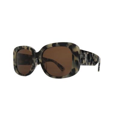 A11085 tortoise square acetate sunglasses