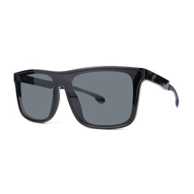 P10697 black square pc/tr90 sunglasses