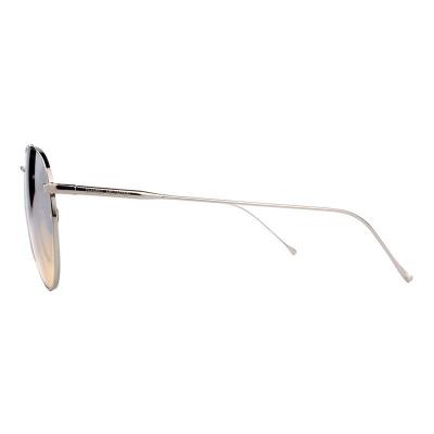 M10956 silver aviator metal sunglasses