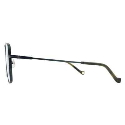 M10958 black aviator metal sunglasses