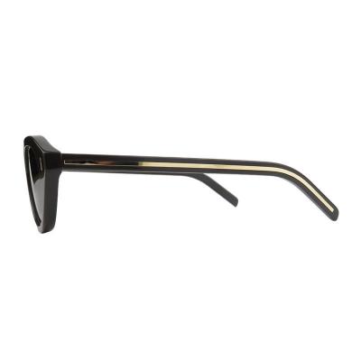 A11092 black cat eye acetate sunglasses