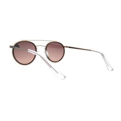 M10967 bronze round metal sunglasses