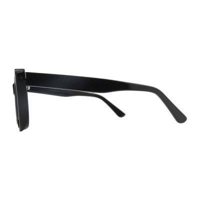 A11095 black cat eye acetate sunglasses