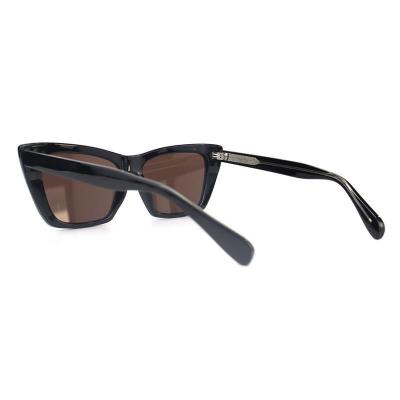 P10708 black cat eye pc/tr90 sunglasses