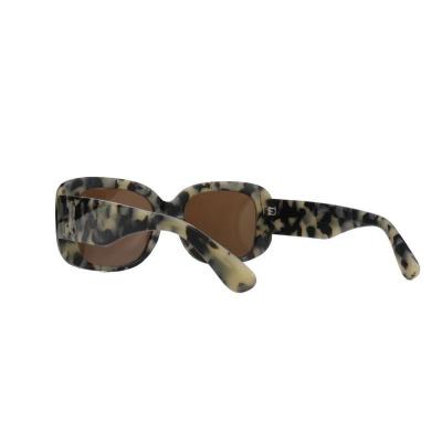 A11085 tortoise square acetate sunglasses