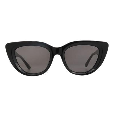 A11095 black cat eye acetate sunglasses