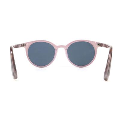 P10706 pastel pink round pc/tr90 sunglasses