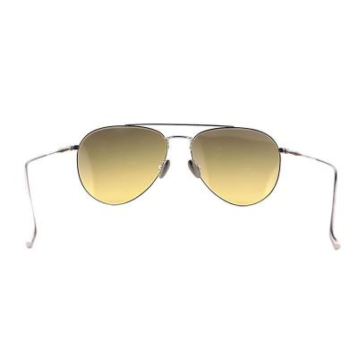 M10956 silver aviator metal sunglasses
