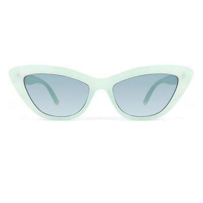 P10731 mint green cat eye pc/tr90 sunglasses
