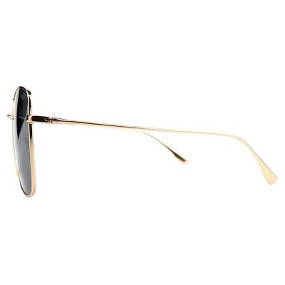 M10988 gold square metal sunglasses