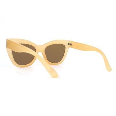 P10734 ivory/cream cat eye pc/tr90 sunglasses