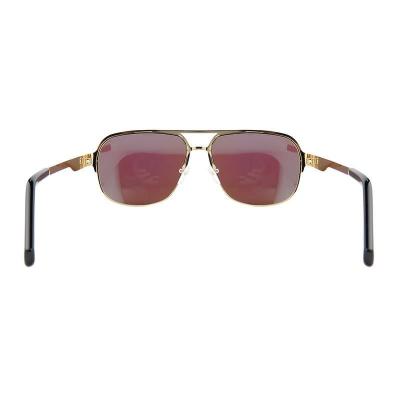 M10980 black/gold aviator metal sunglasses