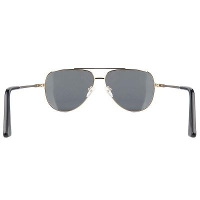 M10979 gold aviator metal sunglasses