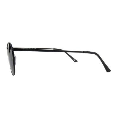 M11002 black round metal sunglasses