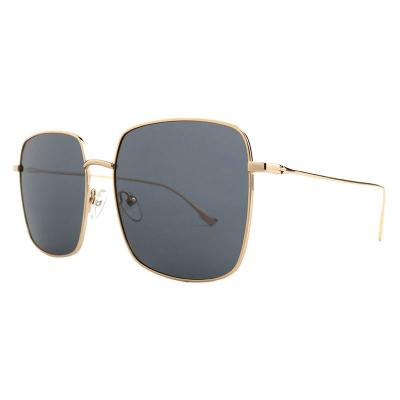 M10988 gold square metal sunglasses