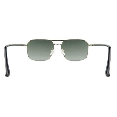 M10984 silver/black aviator metal sunglasses