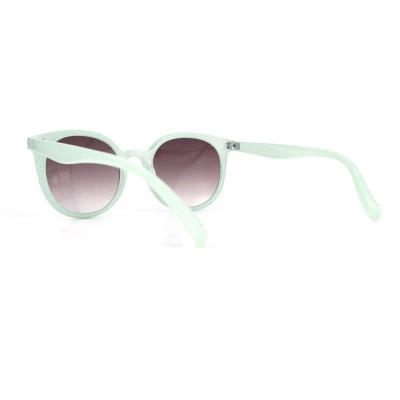 P10730 mint green round pc/tr90 sunglasses