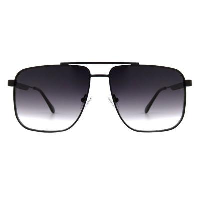 M10997 black aviator metal sunglasses