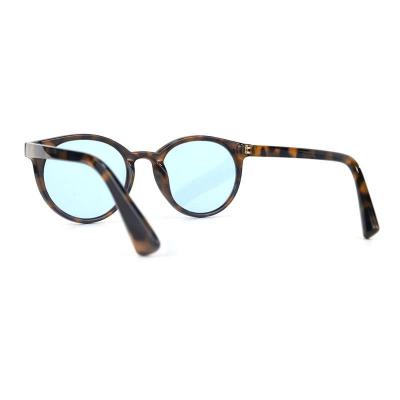 P10715 tortoiseshell round pc/tr90 sunglasses