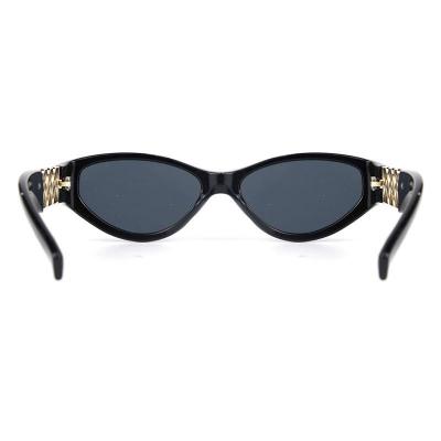 P10738 black geometric pc/tr90 sunglasses