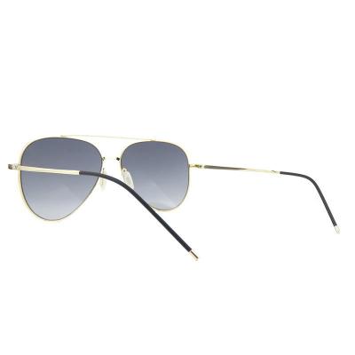 M10986 gold aviator metal sunglasses