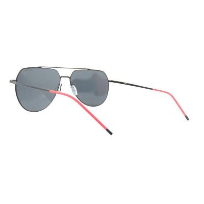 M10987 black aviator metal sunglasses