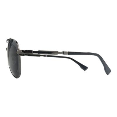 M11001 black/silver aviator metal sunglasses