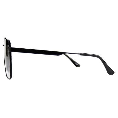 M10997 black aviator metal sunglasses