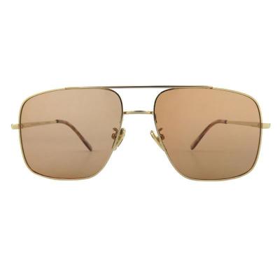 M10976 gold aviator metal sunglasses