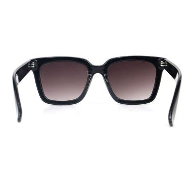 P10737 black square pc/tr90 sunglasses