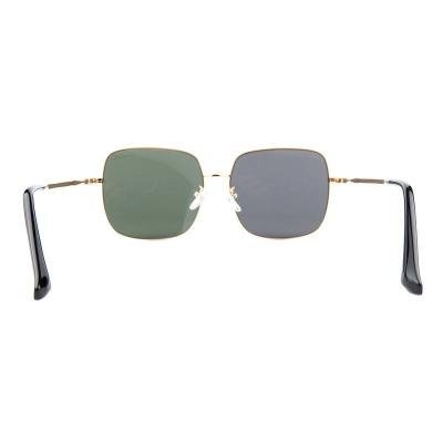 M10982 gold square metal sunglasses