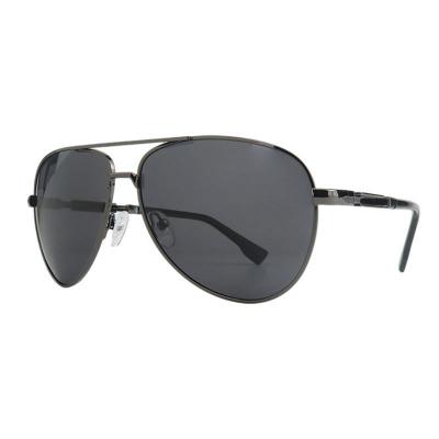 M11001 black/silver aviator metal sunglasses