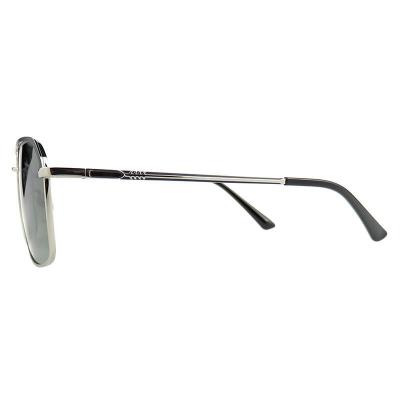 M10984 silver/black aviator metal sunglasses